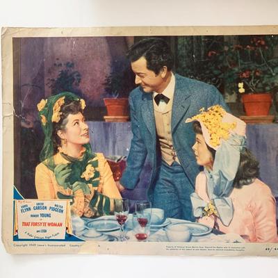 That Forsyte Woman original 1949 vintage lobby card
