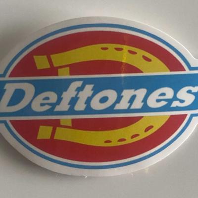 Deftones work wear sticker