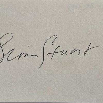 Gloria Stuart original signature
