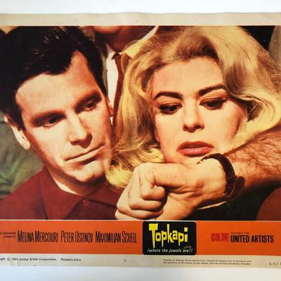 Topkapi  original 1964 vintage lobby card