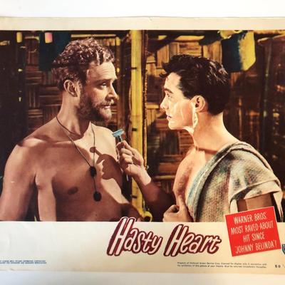 The Hasty Heart original 1950 vintage lobby card