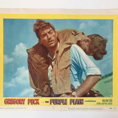 The Purple Plain original 1954 vintage lobby card