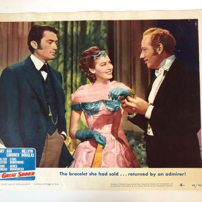 The Great Sinner original 1949 vintage lobby card