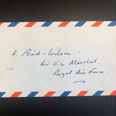 Harold Bird-Wilson signed first day cover