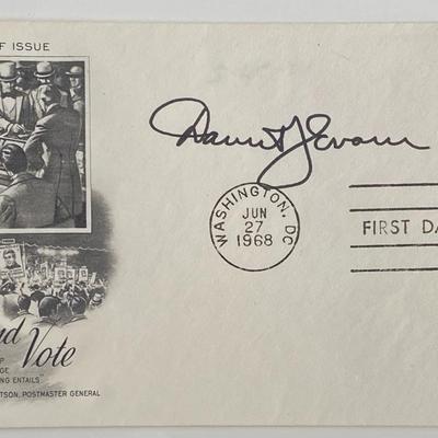 signed commemorative cover
