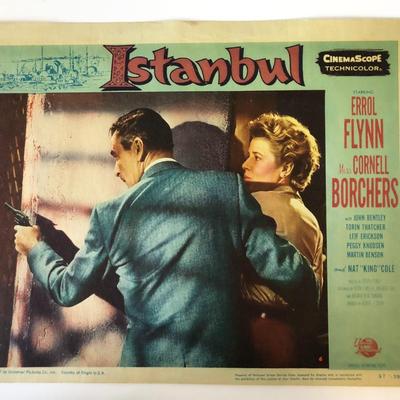 Istanbul original 1957 vintage lobby card