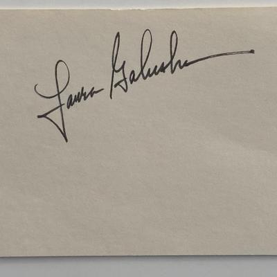 Laura Galusha original signature
