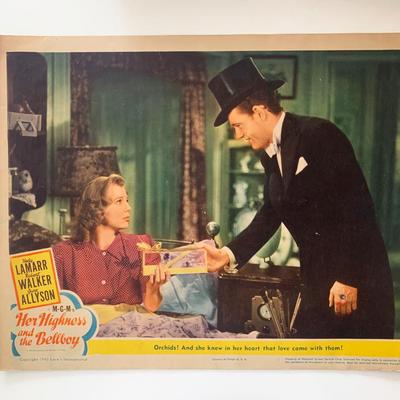 Her Highness and the Bellboy original 1945 vintage lobby card