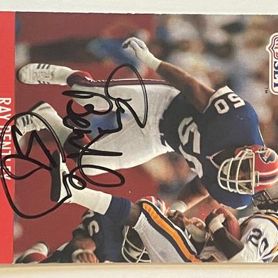 Buffalo Bills Ray Bentley signed NFL Pro Set trading card