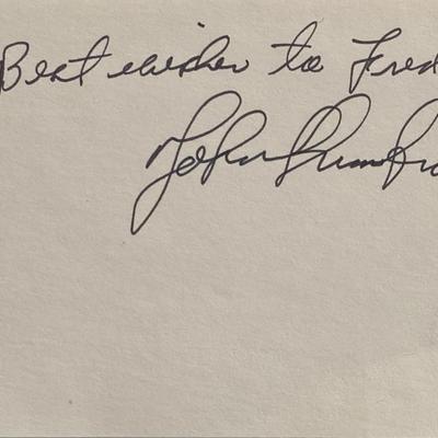 John Kimbrough original signature