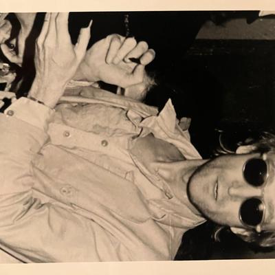 John Lennon unsigned photo