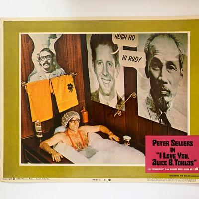 I Love You, Alice B. Toklas original 1968 vintage lobby card