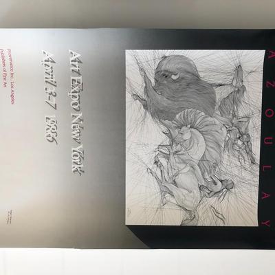 Azoulay Art Expo New York 1986 Poster