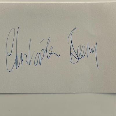 Christopher Borat original signature