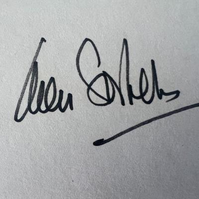 Ann Sothern original signature
