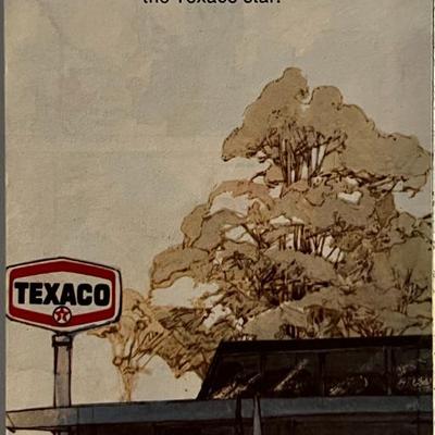 Texaco California road map. 18x24 inches