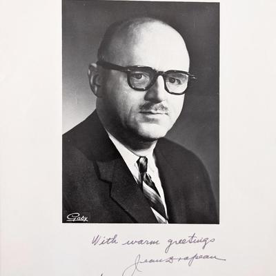 Jean Drapeau signed photo