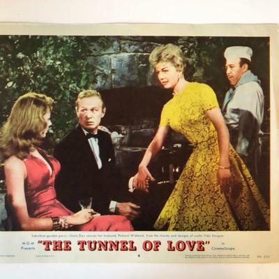 The Tunnel of Love original 1958 vintage lobby card