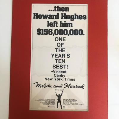 Melvin and Howard Movie Poster
