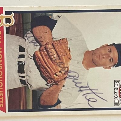 Red Sox Bill Monbouquette 2001 Fleer #20 signed trading card