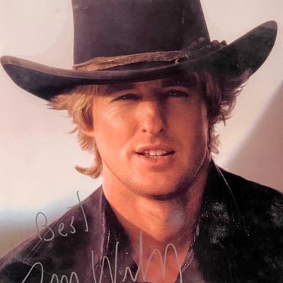 Owen Wilson facsimile signed photo