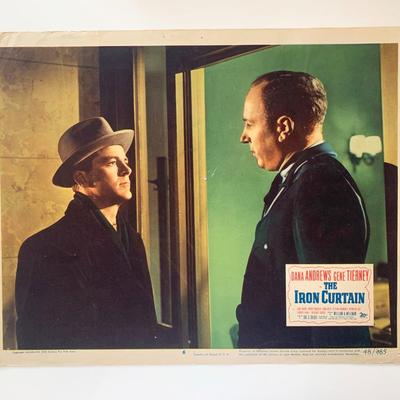 The Iron Curtain original 1948 vintage lobby card