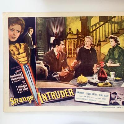 Strange Intruder original 1956 vintage lobby card