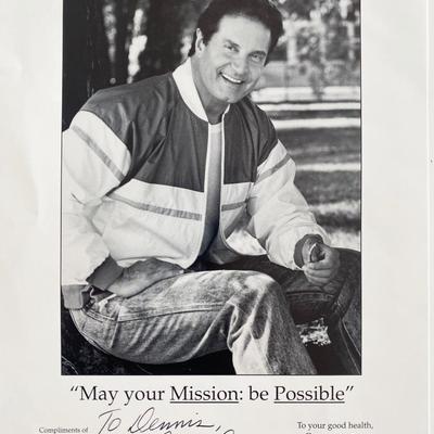 Mission: Impossible Peter Lupus signed photo