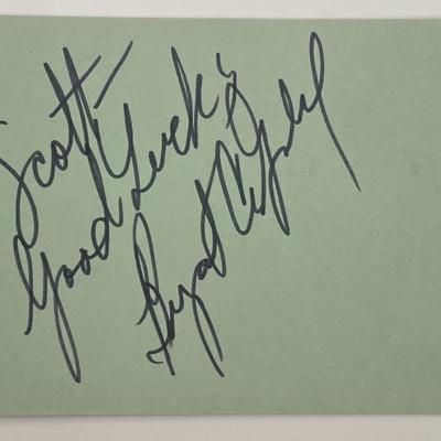 Bryant Gumbel original signature
