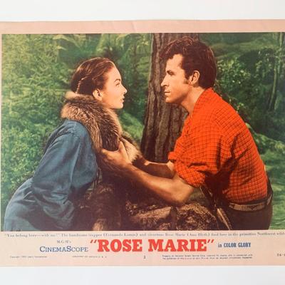 Rose Marie original 1954 vintage lobby card