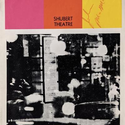 John McMartin Signed Playbill Cover