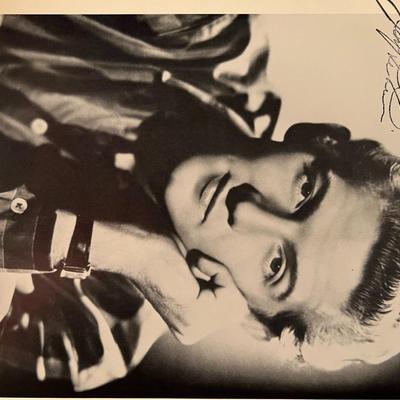 Jerry Lee Lewis facsimile signed photo. 8x10