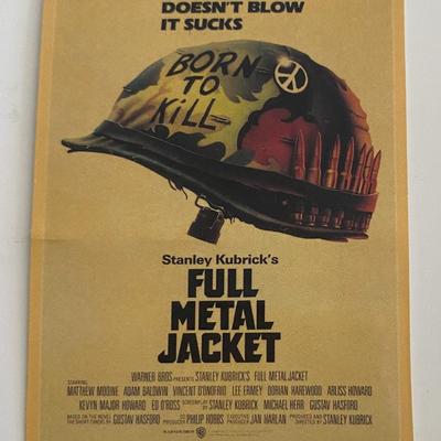 Full Metal Jacket movie sticker