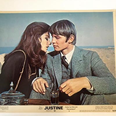 Justine original 1969 vintage lobby card