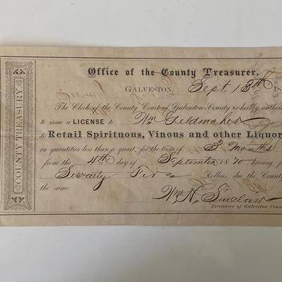 1870 signed document