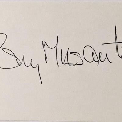 Actor Tony Musante autograph