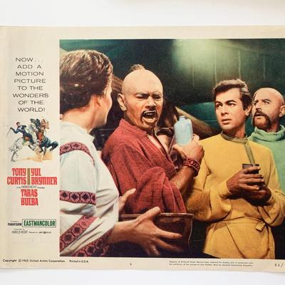 Taras Bulba original 1962 vintage lobby card
