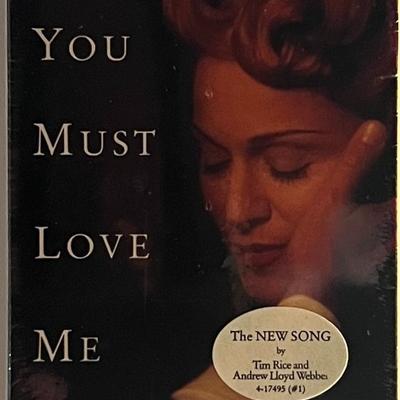 Evita Madonna You Must Love Me cassette single