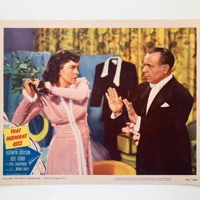 That Midnight Kiss original 1949 vintage lobby card