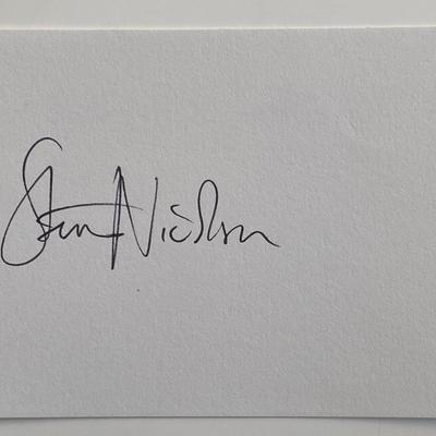 Stan Nicholsonoriginal signature