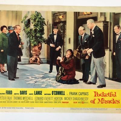 Pocketful of Miracles original 1962 vintage lobby card