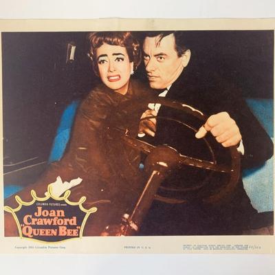 Queen Bee original 1955 vintage lobby card