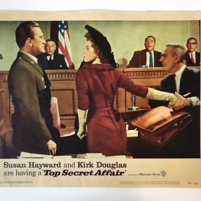 Top Secret Affair original 1957 vintage lobby card
