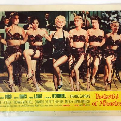 Pocketful of Miracles original 1962 vintage lobby card