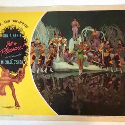 It's a Pleasure! original 1945 vintage lobby card