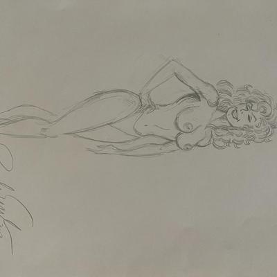 Randy Earl hand drawn sketch
