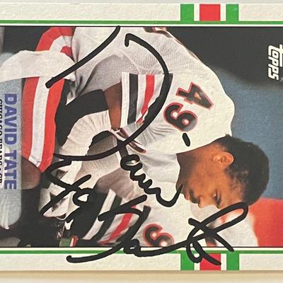 Chicago Bears David Tate 1989  Topps #67 trading card