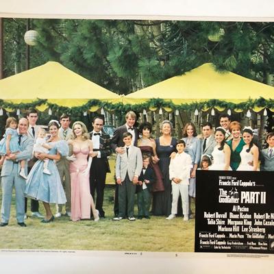 The Godfather Part II original 1974 vintage lobby card