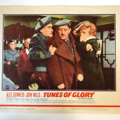 Tunes of Glory original 1960 vintage lobby card