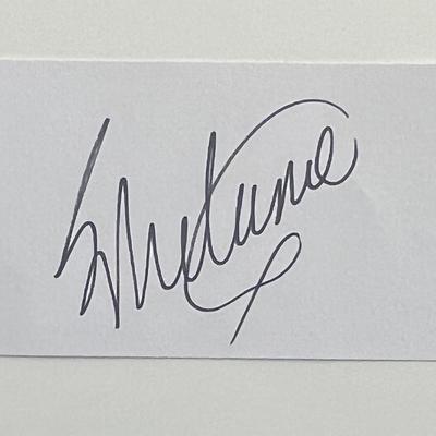 Sporty Spice Melanie C original signature